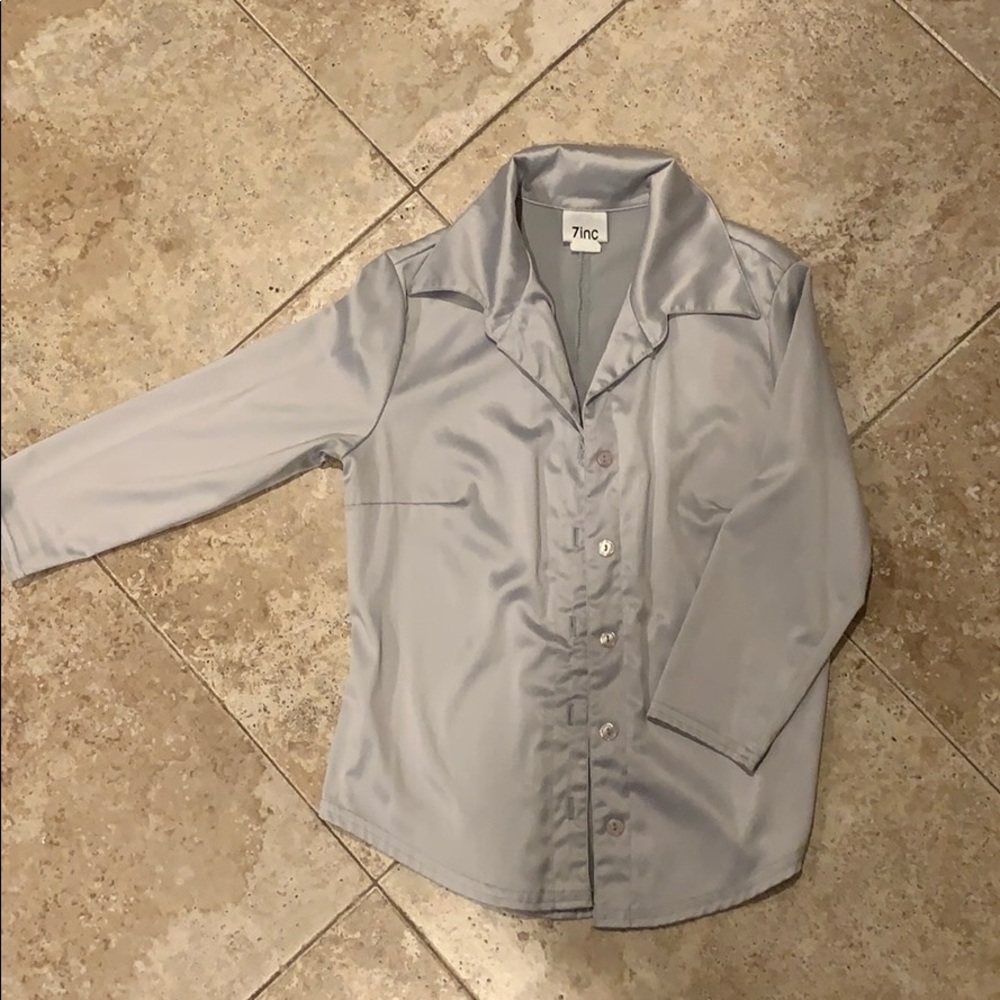 Zinc button up blouse